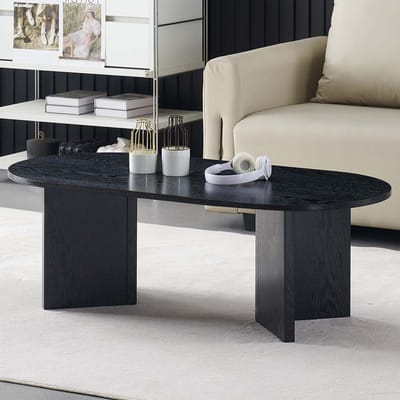 Milton & Oldbrook Salontafel 120 cm Kavarna Zwart