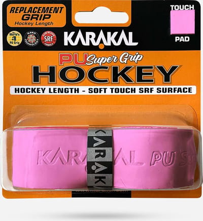 Karakal Pu Super Grip Hockey - Hockey Grip - Basisgrip voor Hockeysticks - Roze - 1 Stuk