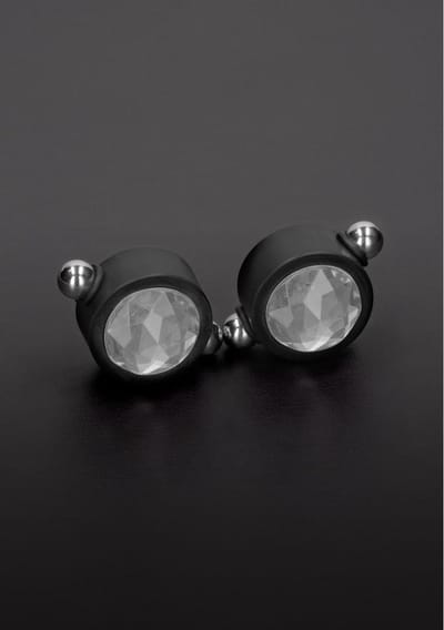 Triune - Nipple Pincher with Swarovski - White