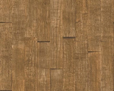 PLANKEN BEHANG - Bruin - AS Creation Best of Wood'n Stone
