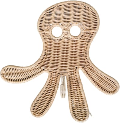 Cokos Oswald de octopus rotan wandhaak small