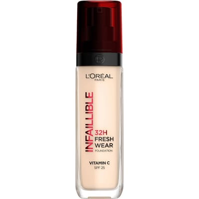 L’Oréal Paris Infaillible 32HR Fresh Wear Foundation - 10 - Langhoudende Foundation met SPF 25 en vitamine C - 30ML
