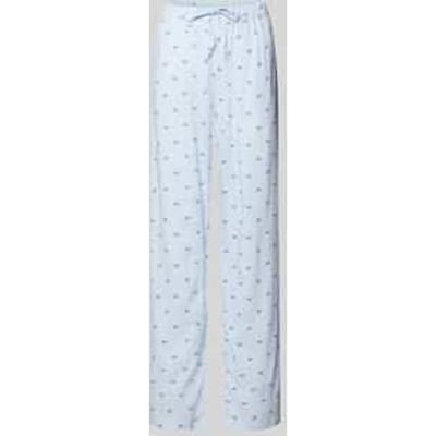 Pyjamabroek met print van viscose