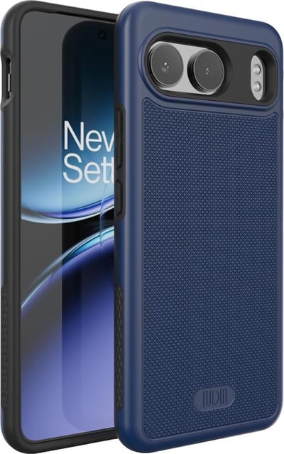 Exobox Geschikt Voor OnePlus Nord 4 - Dubbellaags - Schokbestendig - Heavy Duty - Back Cover Hoesje - Blauw