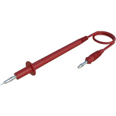 Hirschmann Test & Measurement PL 3 rot / red Meetsnoer 4mm-stekker Banaanstekker 4 mm 1.00 m Rood 1 stuk(s)