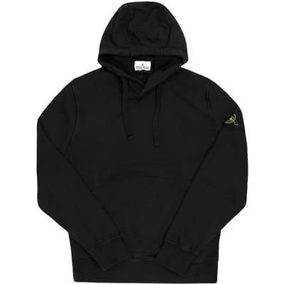 Stone Island Heren Hoodie Patch Logo k2S156100062 K2S156100062 S0051 V0029 (L) black