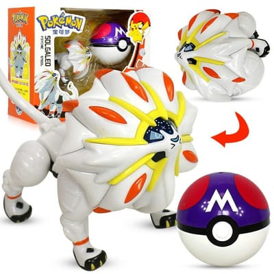 bal Pokemon misvormde figuur Pikachu Charizard Venusaur Blastoise Gyarados Solgaleo Lunala Actiefiguur pokébal poke kind Speelgoed
