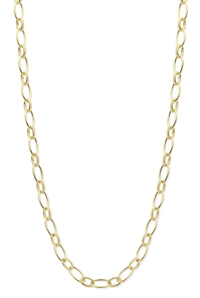 Mori Gold Filté 6,0mm breed collier, Anker met Gedraaide schakels, goud gevuld 1/20