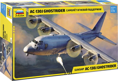 Zvezda Modelbouwpakket Schepen - 7326 Lockheed C-130 Hercules - Gunship AC-130J Ghostrider Plastic - 1:72 - Modelbouw