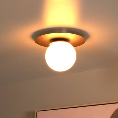 Lucide TRICIA - Plafonnière (Plafondlamp) - Ø 25 cm - 1xE27 - Mat Goud / Messing