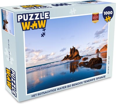 Puzzel Het rotsachtige water bij Benijos Tenerife Spanje - Legpuzzel - Puzzel 1000 stukjes volwassenen