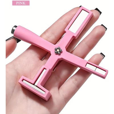 5-in-1 Multifunctionele Sterke Kattenoog Magneet UV/LED Gel Nagellak Magneetstick Voor Manicure Kunst Design Speciaal Gereedschap roze
