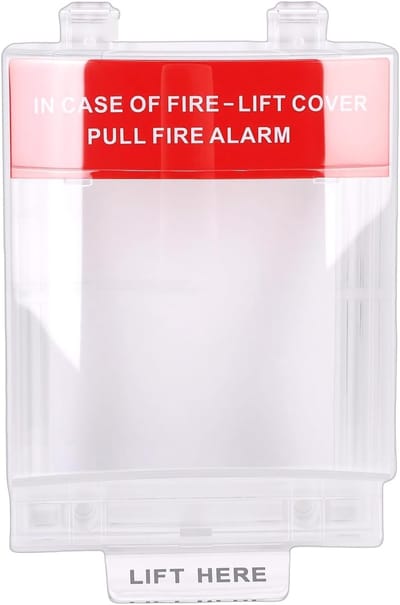 Brandalarm Afdekking - Noodknop Bescherming - Brandbeveiliging Verbeteren - IP67 Waterdicht Hittebestendig - 22x15x8 cm - Transparant