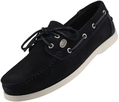 Dockers by Gerli heren leren mocassin donkerblauw