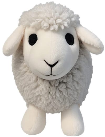 Latona Blanket Verzwaringsknuffel schaap - Verzwaarde knuffel van 1kg - 22 x 32cm