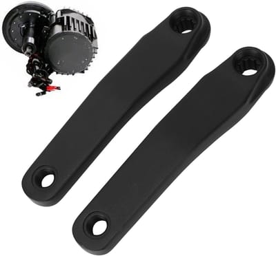 Crankarmen 170 mm Aluminium, Set van 2 Stuks, Vervangingsaccessoires voor Fietsen en E-Bikes, Ideaal voor Conversiekits en Tuning
