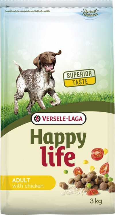 Happy Life Adult Kip - Hondenvoer - 3 kg