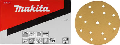 Makita B-39322 Schuurschijf 150mm K80 Yellow Velcro