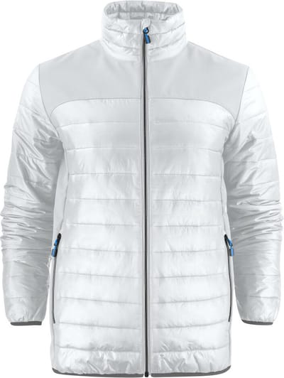 Printer Quilted Jas Expedition Man 2261057 Wit - Maat 4XL