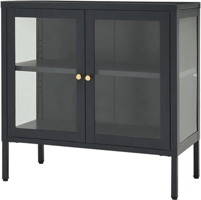 Dressoir - Opbergkast - Woonkamer Inrichten - Verstelbare Poten - 70x35x70 cm - Antraciet