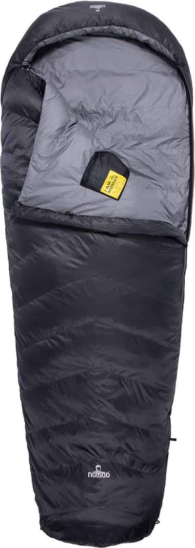 NOMAD® Taurus 400 Slaapzak | 210x80cm Grijs | Lichtgewicht & Kwalitatief | Slaapzak | Incl Hoes