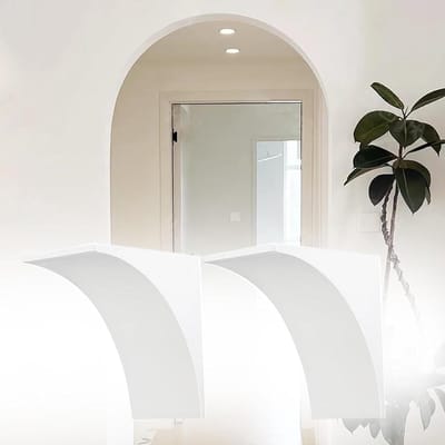 Gebogen Boogwegkit - Deuropening Arch Set - Interieur Verfraaien - Voorgedreven Schuimvulling - Universele Pasvorm - Overschilderbaar