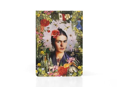 Lanzfeld Frida Kahlo - Notitieboek A6 - Blanco - 36 Pagina's - Zelfportret - Softcover