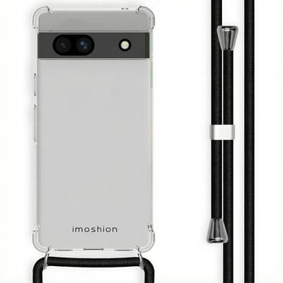 imoshion Hoesje - Geschikt voor Google Pixel 7a - Backcover met koord - Zwart