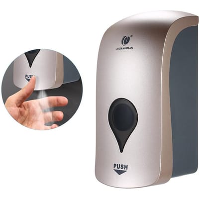 CHUANGDIAN 1000ml Distributeur de Savon Mural Type Spray Porte-Savon Liquide Sans Rinçage Distributeurs pour or