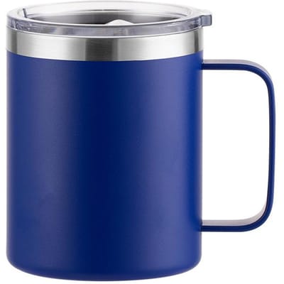 Handvat Beker Dubbelwandig Geïsoleerd Kantoor Koffiemok Roestvrij Staal Geïsoleerde Beker 360ml