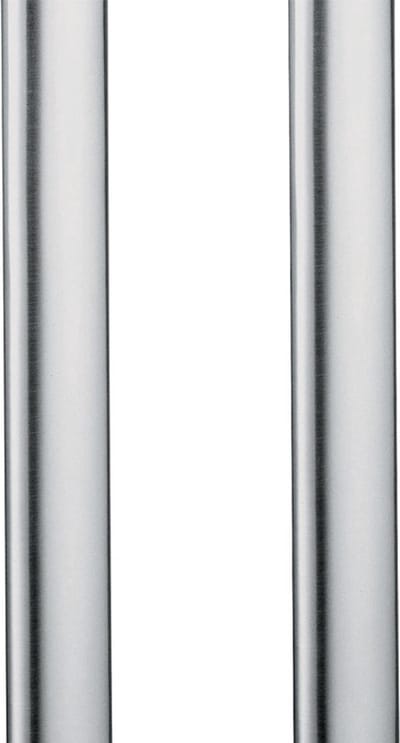 Hardbrass statief stoer RVS - 150cm hoog voor brievenbus