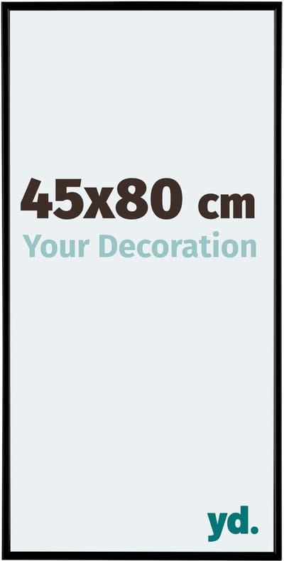 Your Decoration - Fotolijst 45x80 cm - Kunststof - Zwart Mat - Evry