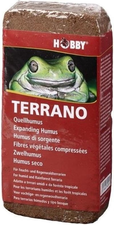 Hobby Bronhumus terrariumsubstraat 8 liter | humus voor spinnen en planten