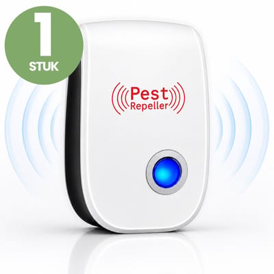 BvH™ Ultrasone Verjager Stekker - Muizenverjager - Muggenverjager - Insectenverjager - Knaagdierverjager - Ongediertebestrijder Zonder Gif - Ultrasoon Verjager