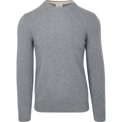 Profuomo Pullover Wol Blend Blauw - Maat M - Heren - Pullovers