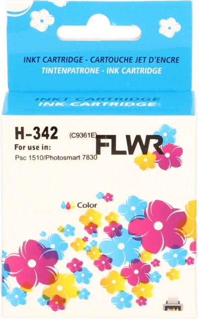 FLWR - Cartridges / HP 342 / kleur / Geschikt voor HP