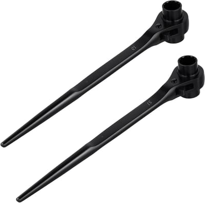Set van 2 Stevige Ratchet Podger Scaffolding Tensioners 19mm x 21mm voor Bouw en Reparatie