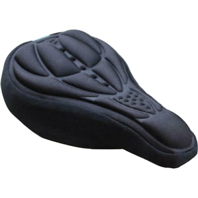 Fiets 3D Zadel Zadelhoes Fiets Ademend Zacht Comfort Pad Gevoerd Kussen zwart