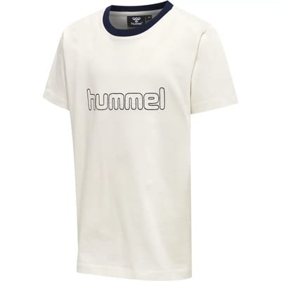 Hummel Cloud T-shirt voor kinderen, kort mouwloos, Marshmallow