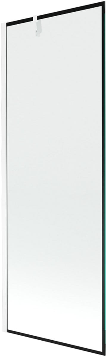 Mexen Next douchewand 1-delig 70 x 150 , zwart frame, wit - 895-070-000-00-70-20