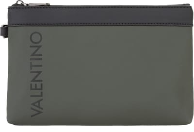 VALENTINO accessoiretas Dragonhawk Soft Cosmetic Case Milit / Nero donkergroen