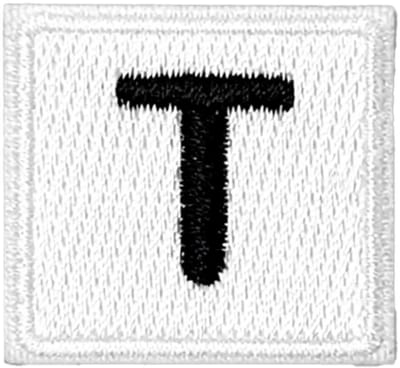Fjesta© Oeteldonk embleem - Scrabble stijl letter T