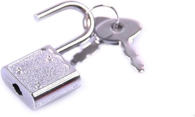 Kiotos - 5 Hangslotjes - Inclusief Sleutels - Voor Bondage en BDSM - Zilver