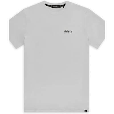 Aspact Unisex Zain Tee Grey Maat: XS | Tops Outlet | Unisex | Grijs