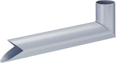 Grijze PVC regenpijp 50mm voor veilige waterafvoer