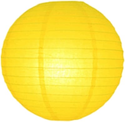 5 x Lampion geel 75 cm