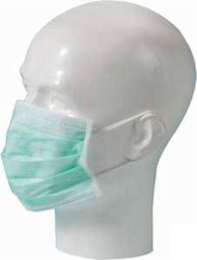 Mondkapjes-Mondkapje-Mondkap-Mondmasker 50stuks-medisch-Stofmasker-3-laags -Groen
