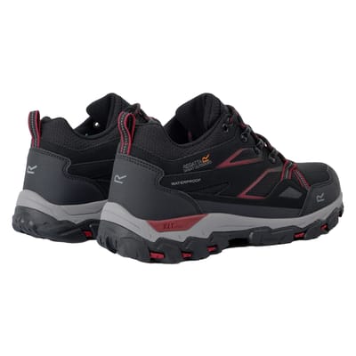 Regatta Dames/Dames Holcombe III Laag Loopschoenen (Zwart/Beaujolais)