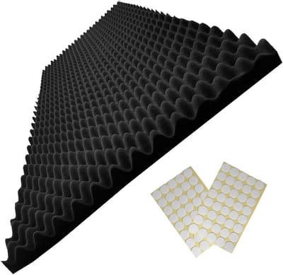 Geluidsdichte Schuimpanelen 48" x 24" x 2" - Akoestische Geluidsisolatie voor Muren