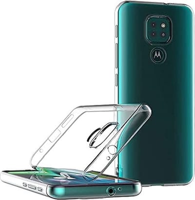 Silicone hoesje Geschikt voor: Motorola Moto G9 Play (6.5 inch) - transparant